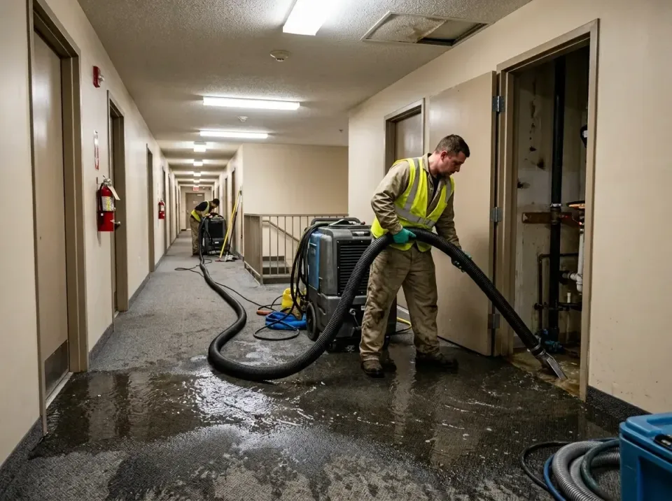 multi-unit-apartment-hallway-f-005 — frequently asked questions, Emergency Burst Pipe Water Extraction & Removal in Sands Po…